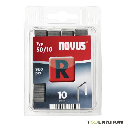 Novus 042-0467 Zszywki płaskie z drutu R 50/10MM, 960 szt. - 1