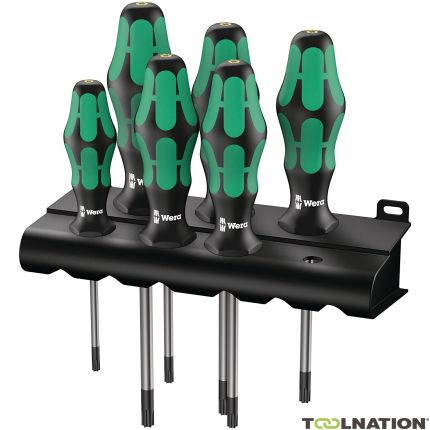 Wera 05028062001 367/6 Zestaw wkrętaków Kraftform Plus TORX + uchwyt, 6 części - 1