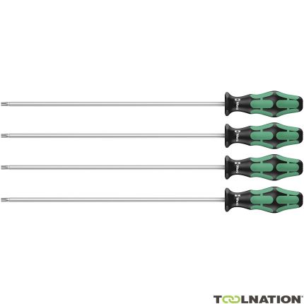 Wera 05028074001 367/4 TORX HF Kraftform Plus Zestaw wkrętaków z funkcją trzymania, 4 części - 1