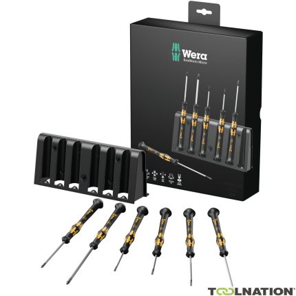 Wera 05030170001 1578 A/6 ESD Electronics - wkrętaki + uchwyt, 6 części - 1