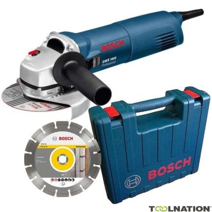 Bosch 0601824900 Szlifierka kątowa GWS 1400 + tarcza diamentowa - 1