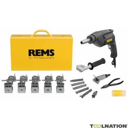 Rems 156014 R220 Twist/Hurrican Set 3/8-1/2-5/8-3/4-7/8" Elektryczny przerzucarka do rur/Optropper - 1