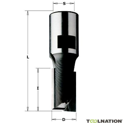 CMT 170.300.11 30 mm Frez do rowków z przyłączem gwintu wewnętrznego M12 prawy - 1