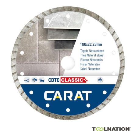 Carat CDTCC18030 Piła diamentowa CDTC CLASSIC 180x22,2MM kamień naturalny/beton - 1