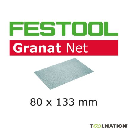 Festool 203285 Materiały ścierne z włókniny, 50szt. STF 80x133 P80 GR NET/50 - 1