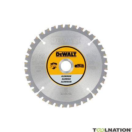 DeWalt DT1911-QZ Tarcza pilarska 165 x 20 mm 36T FTG 3° - 2