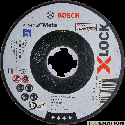 Bosch 2608619253 Tarcza korundowa X-Lock 115mm Expert for Metal - 2