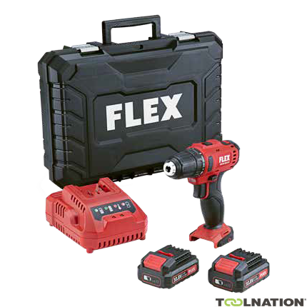 Flex-tools 516155 DD2G 10.8-LDBC/2.5 Akumulatorowa wiertarko-wkrętarka 10,8V 2,5Ah Li-Ion w walizce - 1