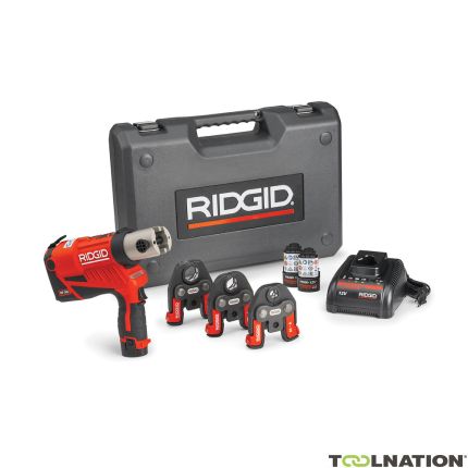 Ridgid 59218 RP240 12 - 35 mm Szczypce do przebijania baterii 12V 2,5 ah Li-Ion + 3 szczęki U16-U20-U25 - 3