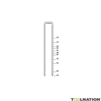 Haubold 650405 KG700-40 CNK Not 40 mm ocynkowana 5400 szt. - 1