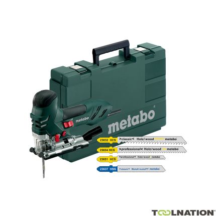 Metabo 601403510 STE140 Plus Wyrzynarka 750 Watt 140 mm Quick + Walizka + 20 brzeszczotów do wyrzynarki - 2