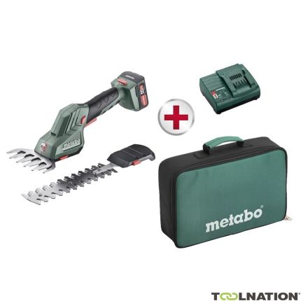 Metabo 601608500 PowerMaxx SGS 12 Q Accu Nożyce do krzewów i trawy 12V 2.0Ah Li-Ion - 1