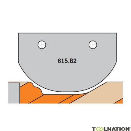 CMT 615.B2 Noże profilowe do art. 615 profil B2 - 1