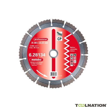 Metabo 628131000 DIA-DSS Professional CP Concrete Tarcza diamentowa do betonu 125x2,15x22,23mm 2 szt. - 1