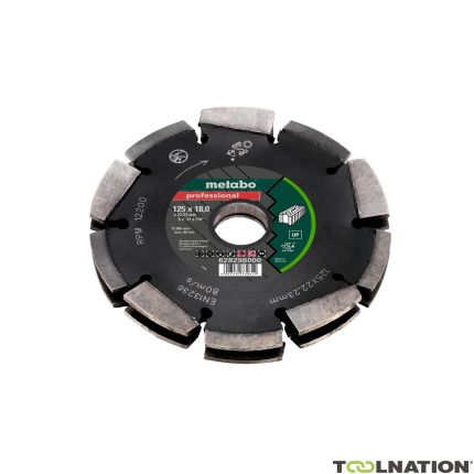 Metabo 628298000 DIA-FS2 Professional UP Uniwersalna tarcza diamentowa 125x18x22,23mm - 1