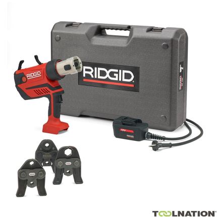 Ridgid 67128 RP350-C Zestaw standardowy 12 - 108 mm Zestaw podstawowy Szczypce zaciskowe 230V + 3 szczęki V 15-18-22 - 1