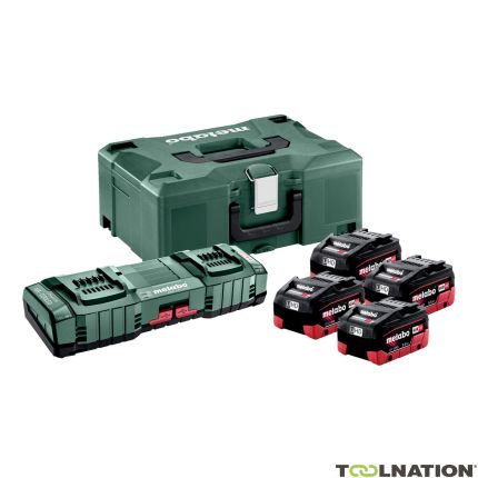 Metabo 685180000 Zestaw podstawowy 4 x 18V LiHD 5,5Ah + Duocharger ASC 145 w MetaLoc - 1