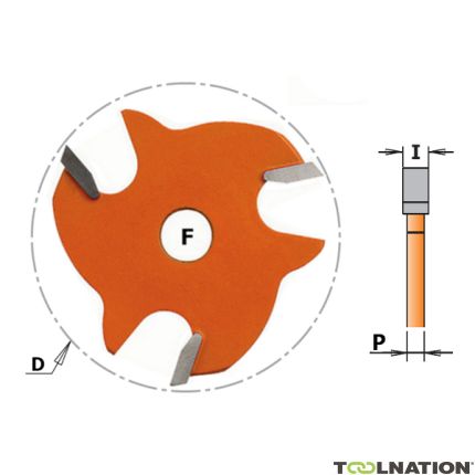 CMT 822.318.11 Frez tarczowy 1,8 mm bez wrzeciona - 1