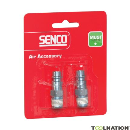 Senco 4000100 Korek uni / gwint zewnętrzny NPT 1/4" blister à 2 szt. - 1