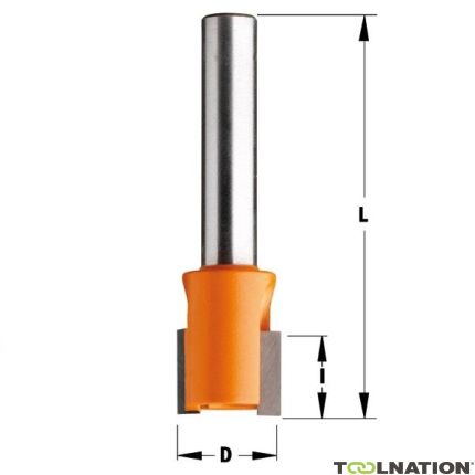 CMT 902.220.11 22 mm Frez do odgałęzień i krawędzi z otwartą fazą, trzonek 8 mm - 2