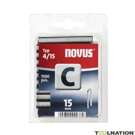 Novus 042-0390 C 4/15 Zszywki 15 mm 1100 sztuk - 1