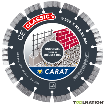 Carat CEC1153000 Piła diamentowa uniwersalna CE Classic 115 x 22,23 - 1