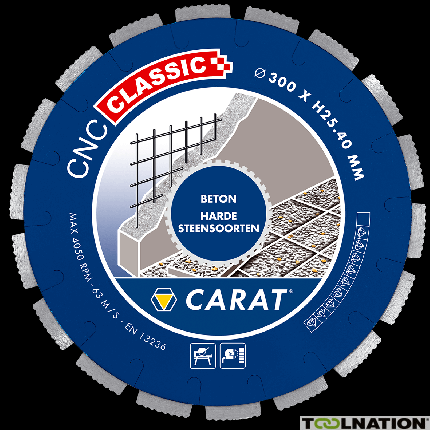 Carat CNCC370500 Tarcza diamentowa BETON CNC CLASSIC 370x30,0MM - 1