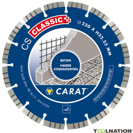 Carat CSC1153000 Piła diamentowa Beton CS Classic 115 x 22,23 - 1