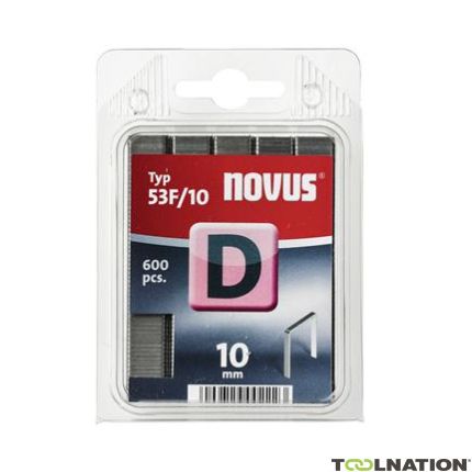 Novus 042-0376 D 53F/10 Zszywki 10 mm 600 sztuk - 1