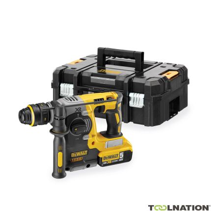 DeWalt DCH274P2T-QW 18-woltowy akumulatorowy młot kombi 5,0 AH + uchwyt szybkowymienny - 1