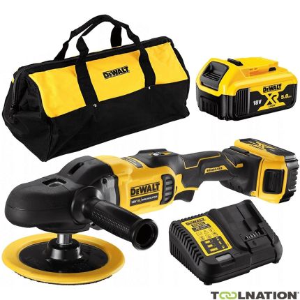 DeWalt DCM849P2-QW Polerka rotacyjna 18V XR 5.0Ah Li-Ion Accu - 2