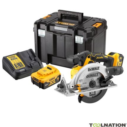 DeWalt DCS565P2-QW XR Accu Piła tarczowa 165mm 18V 5.0Ah Li-Ion w TSTAK-u - 1