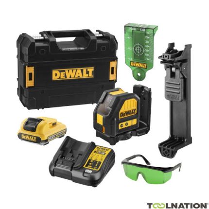 DeWalt DCE088D1G-QW Laser samopoziomujący Cross Line Green Beam 10.8V 2.0Ah XR Li-Ion - 1