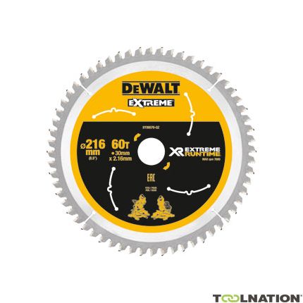 DeWalt DT99570-QZ XR Tarcza pilarska 216 x 30 mm 60T CSB - 1