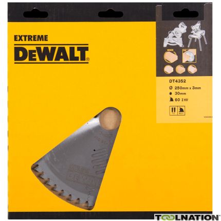 DeWalt DT4352-QZ DT4352 Brzeszczot HM 250 x 30 x 60T trapezowy, negatyw 5 - 1