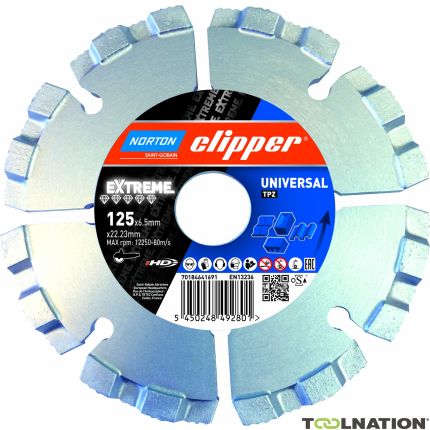 Clipper 70184641691 Extreme Universal TP-Z Brzeszczot do połączeń 125 x 22,23 mm - 1