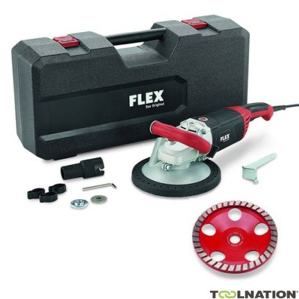 Flex-tools 420514 LD 24-6 180, Zestaw Turbo-Jet Szlifierka do betonu 180 mm - 1