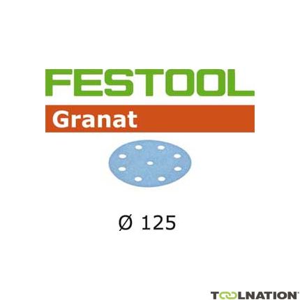 Festool 497177 Krążki ścierne StickFix Ø 125mm Granat 100szt. STF D125/90 P400 GR/100 - 1