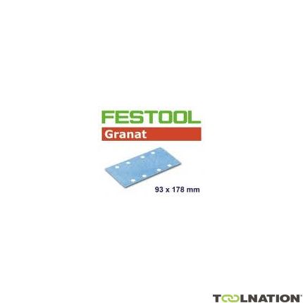 Festool 498943 Granat STF 93x178/8 P400 GR/100 arkusze szlifierskie - 1