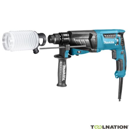 Makita HR2630J Młot udarowy 800w 2,4J z zestawem odciągowym - 2