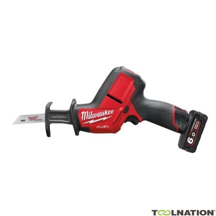 Milwaukee 4933451511 M12 CHZ-602X M12 FUEL Subkompaktowa piła szablasta HACKZALL 12V + 2 akumulatory M12 B6 + ładowarka C12 C + walizka - 2