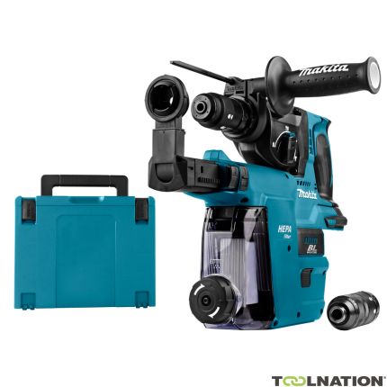 Makita DHR24ZJW młotowiertarka 18 volt + wbudowany system DX do odsysania pyłu - 2