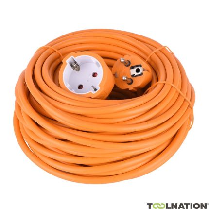 Relectric RELEC492213 Kabel przedłużający 20Mtr pomarańczowy 3 x 1,0 mm - 1