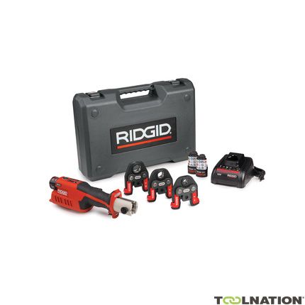 Ridgid 59168 RP241 12 - 35 mm Szczypce do przebijania baterii 12V 2,5 ah Li-Ion + 3 szczęki V14-V16-V22 - 4