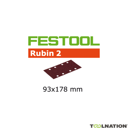 Festool 499067 Arkusze ścierne, 50szt. STF 93X178/8 P180 RU2/50 - 1