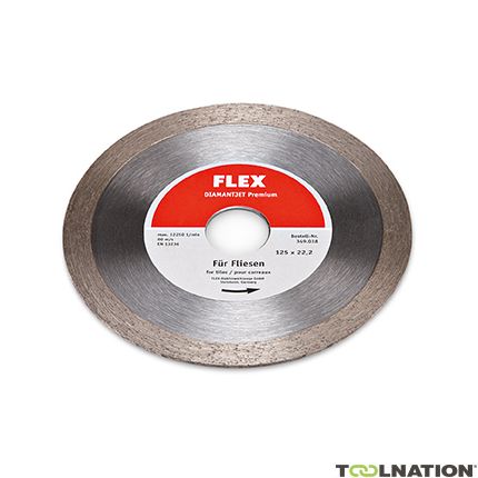 Flex-tools 349038 Tarcza diamentowa 125 x 22,2 mm Płytki Premium - 1