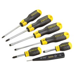 Stanley 0-65-009 Zestaw wkrętaków Cushiongrip Standard 6-Piece