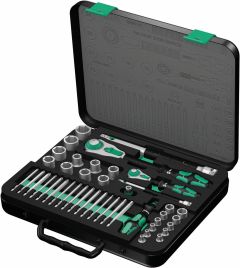 Wera 05160785001 8100 SA/SC 2 Zestaw grzechotek Zyklop Speed napęd 1/4" i 1/2", metryczne, 43 części