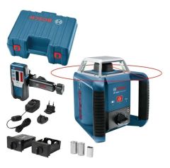 Bosch Professional 0601061800 Laser obrotowy GRL 400 H + Odbiornik laserowy LR 1 Professional