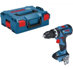 Bosch Niebieski GSB 18V-60 C akumulatorowa wiertarka udarowa 18 Volt Solo w L-Boxx 06019G2103